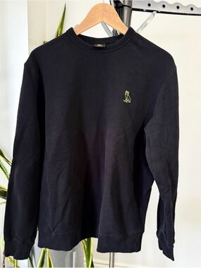 OVO Essential Black Crewneck Sweatshirt